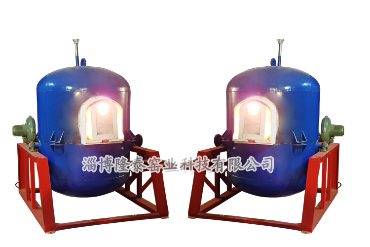 小型 可移動 傾斜 翻轉式 玻璃熔化爐 坩堝爐 隆泰自主研發高科技